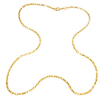 9ct gold 3.9g 17 1/2 inch belcher Chain